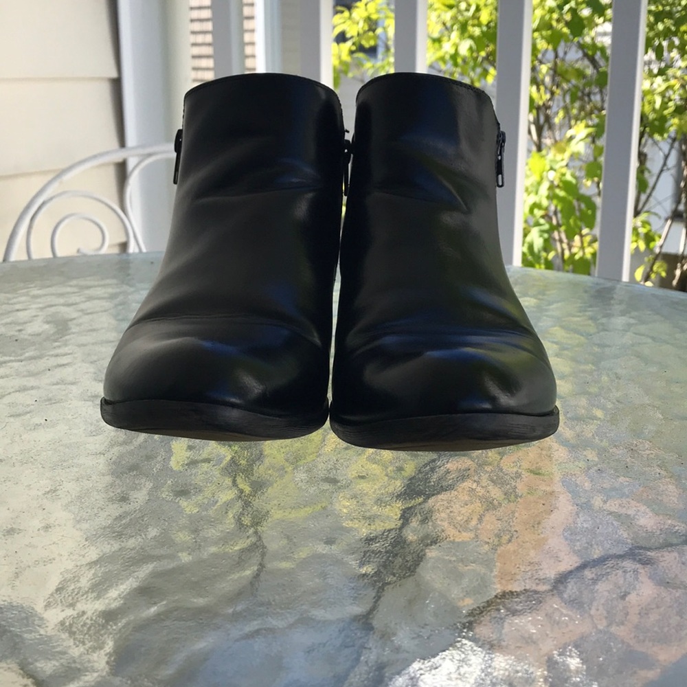 Faux Leather Chelsea Booties